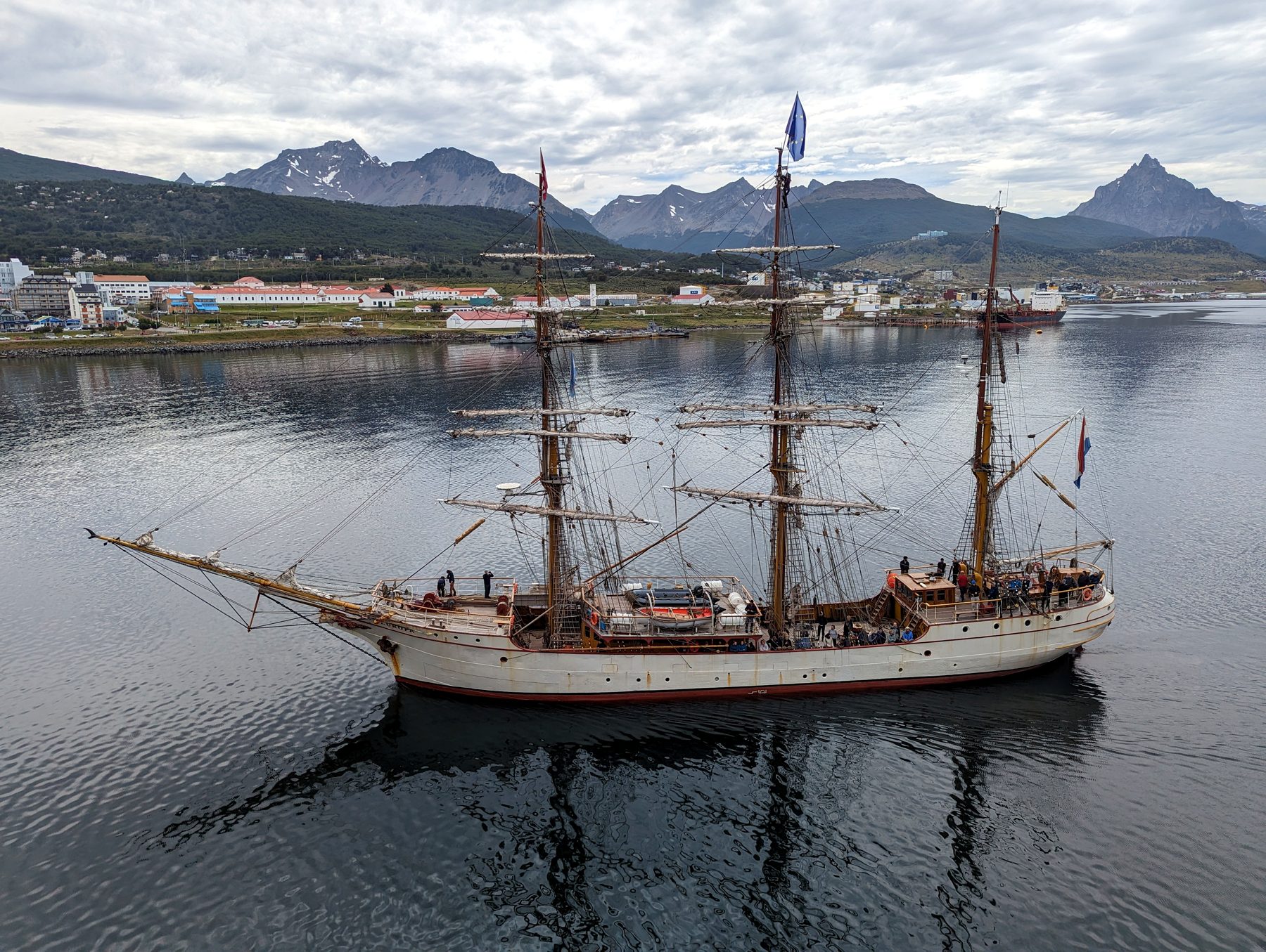 Le port d'Ushuaïa, point de départ des navigations sur le canal de Beagle (photo : Pierrick Nonnis).