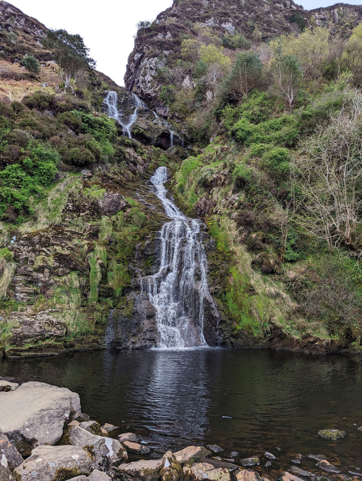 la cascade d'Assaranca