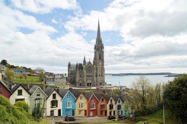 Les maisons colorées de Cobh, sur le port de Cork