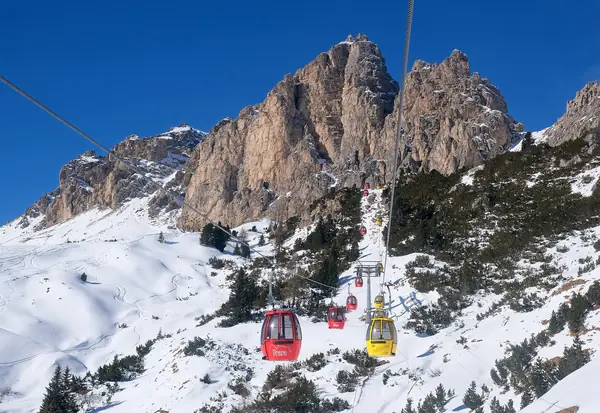 Télécabine Frara/Plans, domaine Alta Badia (février 2025)