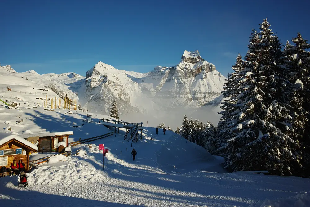 Secteur Brunni-Ristis en hiver, sous le Hahnen (janv. 2015)