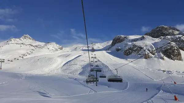 Télésiège et pistes de la Silvretta Arena, Ischgl