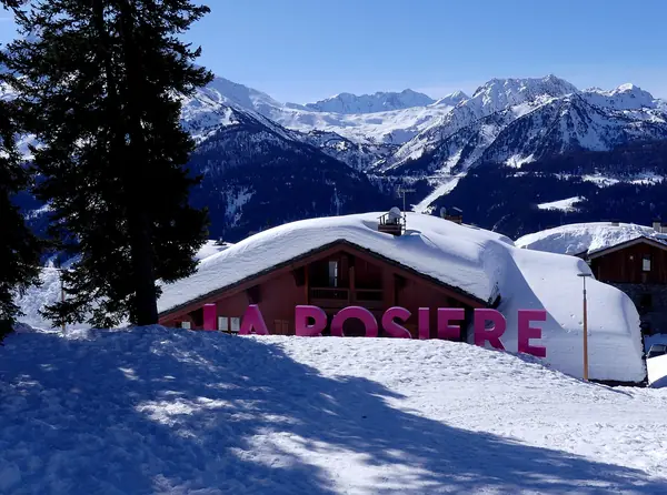 Le village de La Rosière enneigé (février 2026)