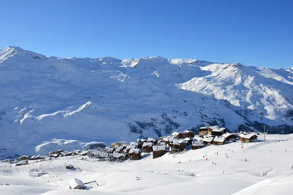 Grand Reberty et Les Bruyères depuis la piste Pâturages (2 090 m), janvier 2022