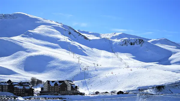 Domaine enneigé de Peyragudes et front de neige de Peyresourde, février 2019