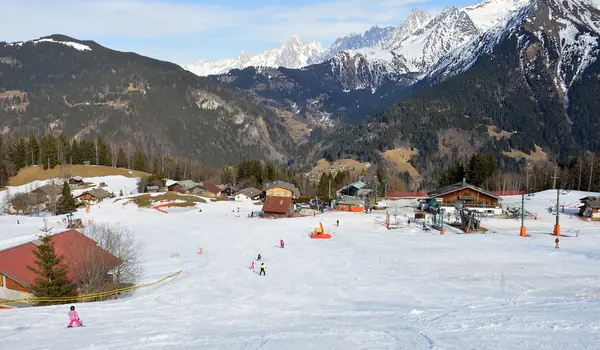 Front de neige du Plan de la Croix, Saint-Nicolas-de-Véroce, mars 2025