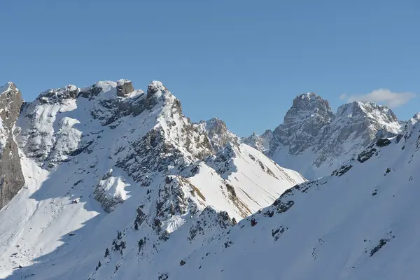 Secteur Ciampac et Sella Brunech sous la Cima dell'Uomo (février 2017)