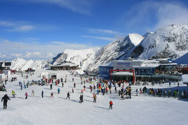 Alpincenter du Kitzsteinhorn et ses pistes, février 2014