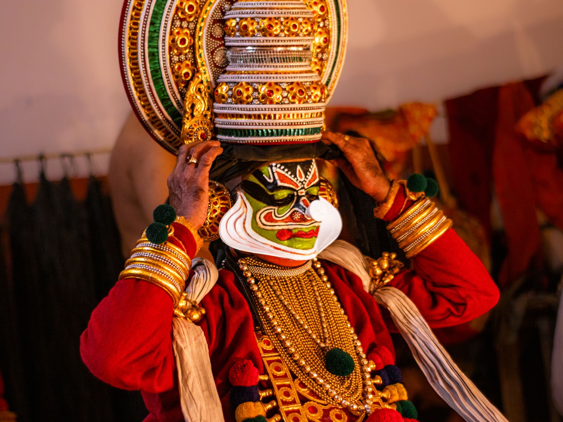 un spectacle de Kathakali