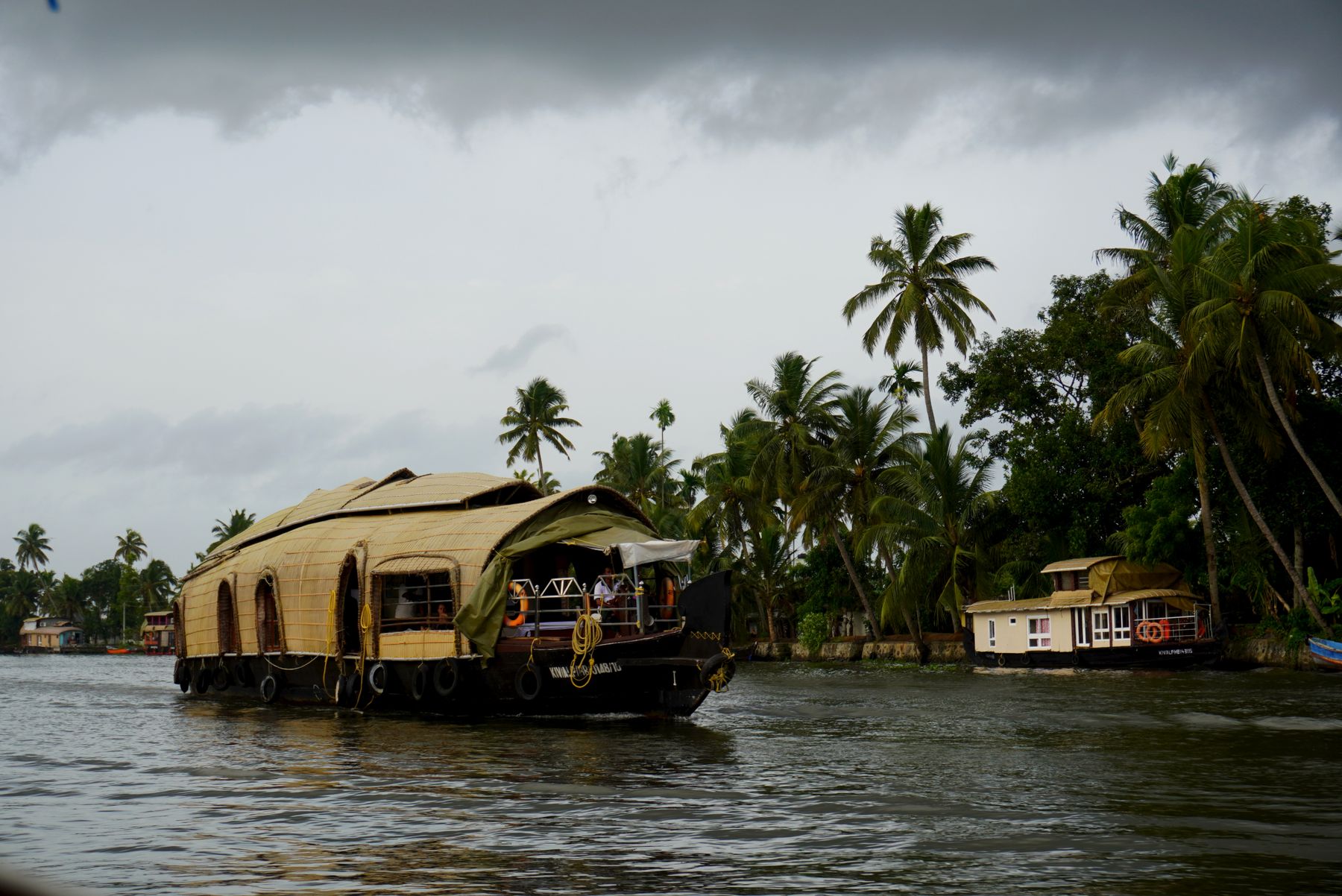 les backwaters en houseboat