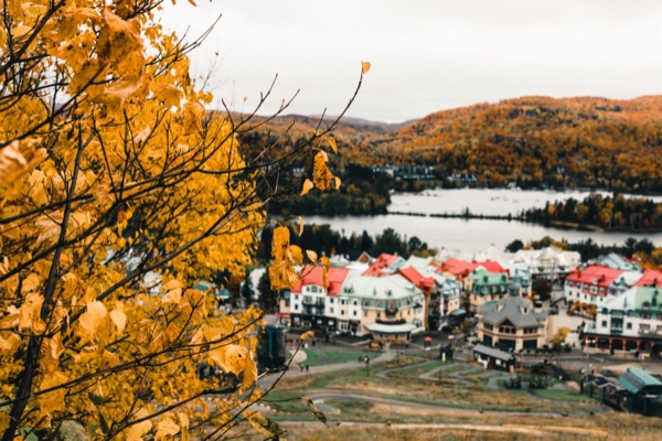 Le village piétonnier de Mont-Tremblant